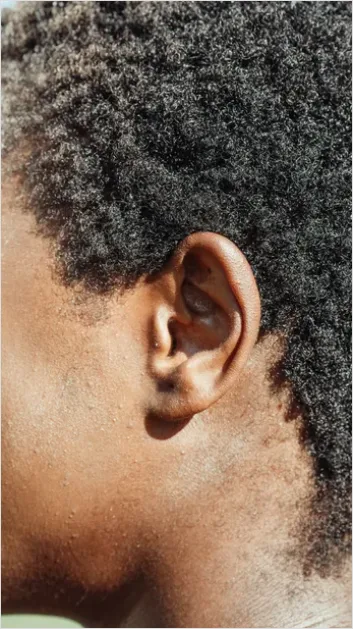 Detail Curly Hair Texture Close Up Number 4