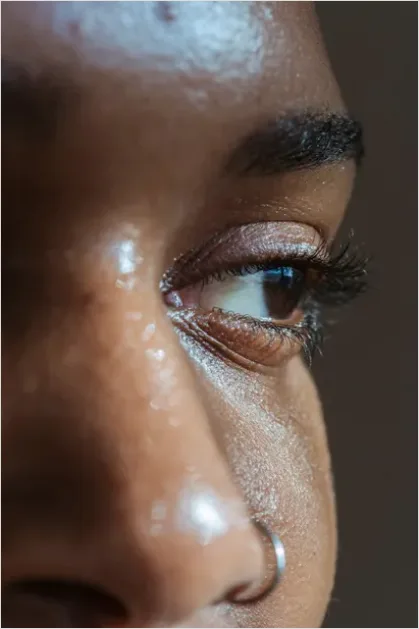 Detail Dewy Skin Close Up Portrait Number 12