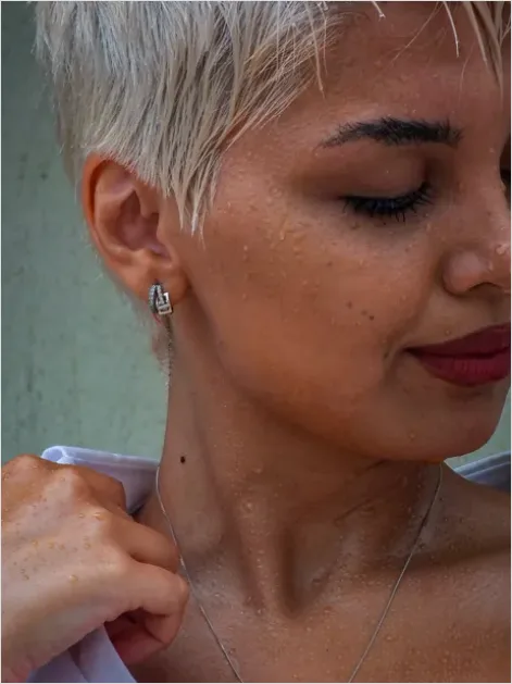 Detail Dewy Skin Close Up Portrait Number 15