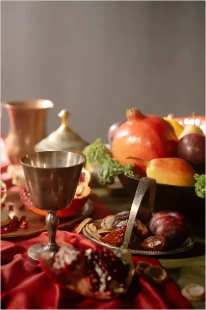 Detail Dutch Still Life Fruit Bowl Number 8