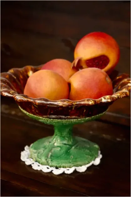 Detail Dutch Still Life Fruit Bowl Number 10
