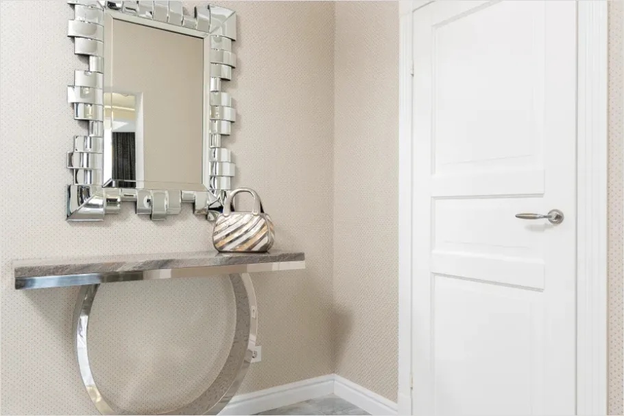 Detail Entryway Mirror Decor Ideas Number 5