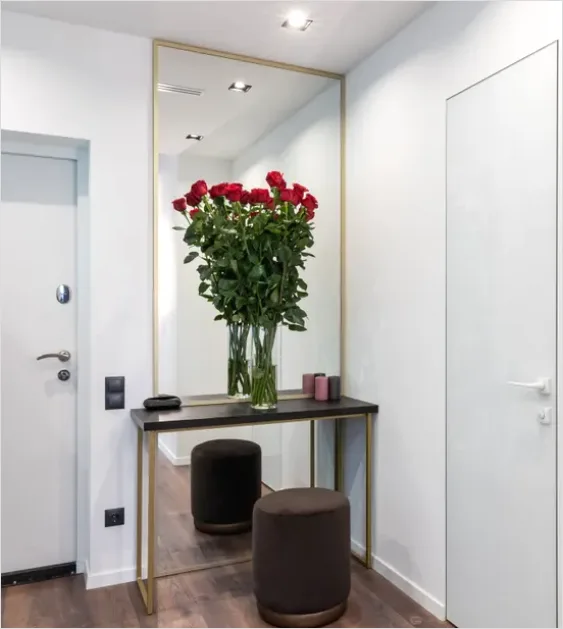 Detail Entryway Mirror Decor Ideas Number 7