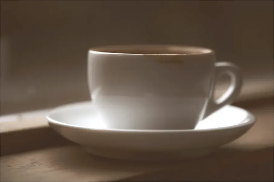 Detail Espresso Cup Still Life On Saucer Number 2