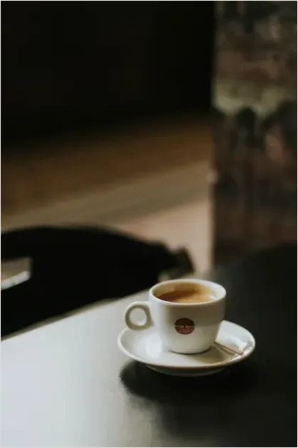 Detail Espresso Cup Still Life On Saucer Number 4