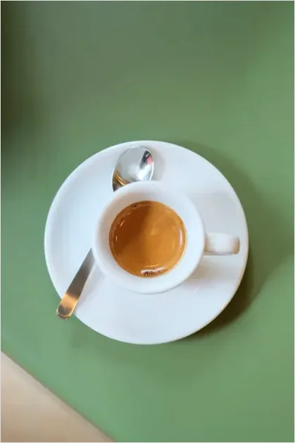 Detail Espresso Cup Still Life On Saucer Number 10