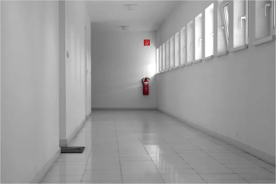 Detail Fire Safety Equipment Factory Hallway Number 2