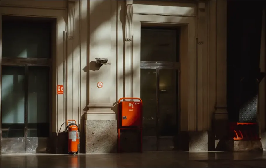 Detail Fire Safety Equipment Factory Hallway Number 6