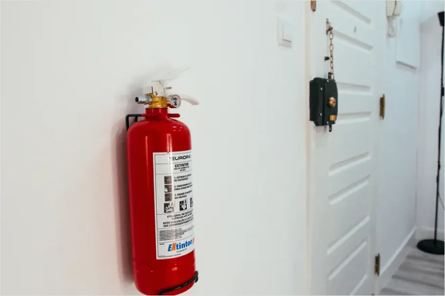 Detail Fire Safety Equipment Factory Hallway Number 8