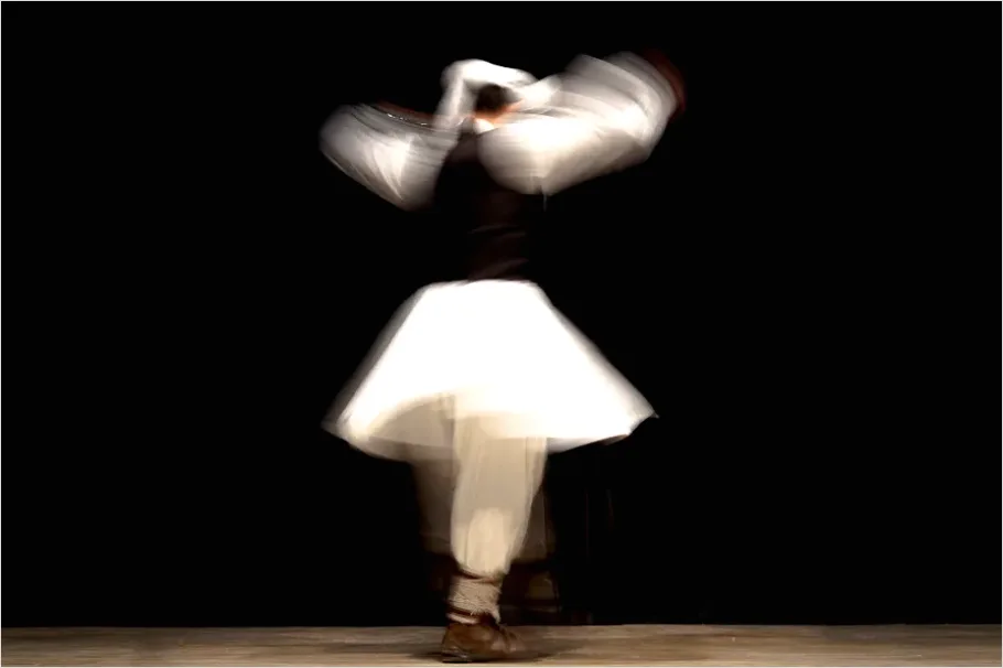 Detail Folk Dance Costume Movement Blur Photo Number 4