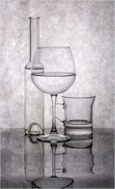 Detail Glassware Still Life Reflections Number 7