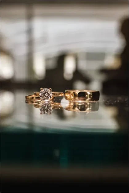 Detail Gold Ring Still Life Close Up Number 2