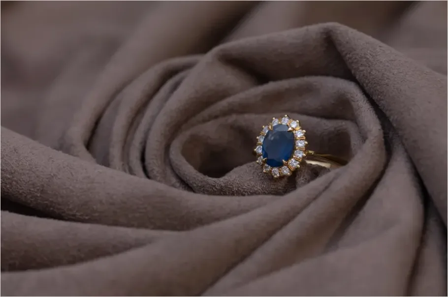 Detail Gold Ring Still Life Close Up Number 3