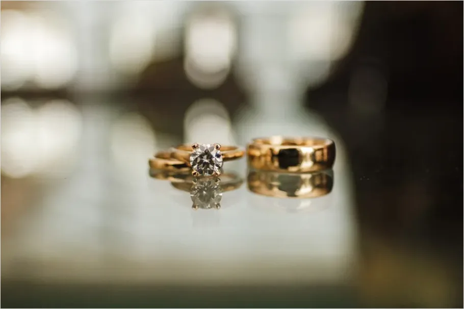 Detail Gold Ring Still Life Close Up Number 10
