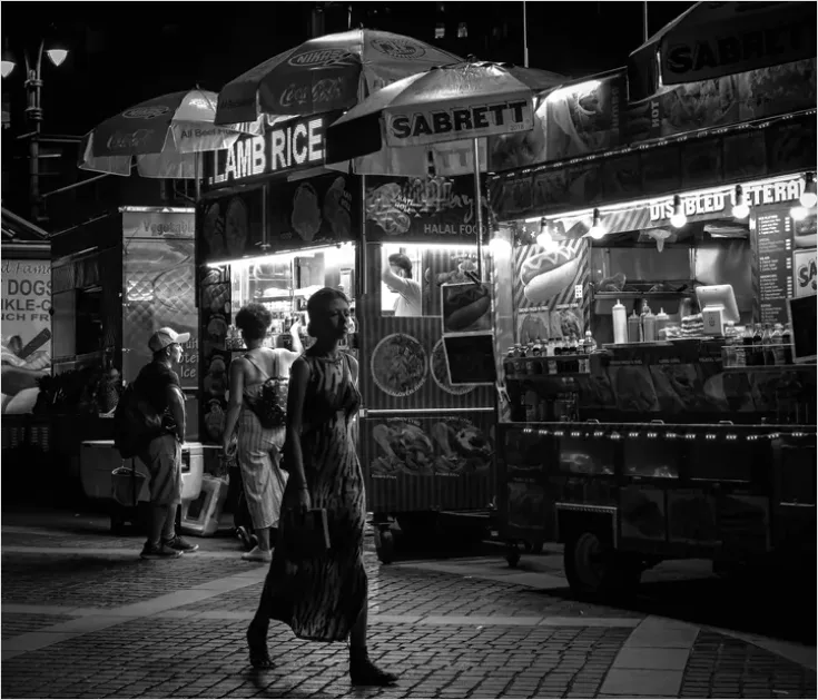 Halal Street Food Market Night Photo Cc17
