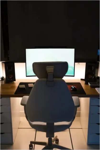 Detail Home Office Ergonomic Chair Setup Number 3