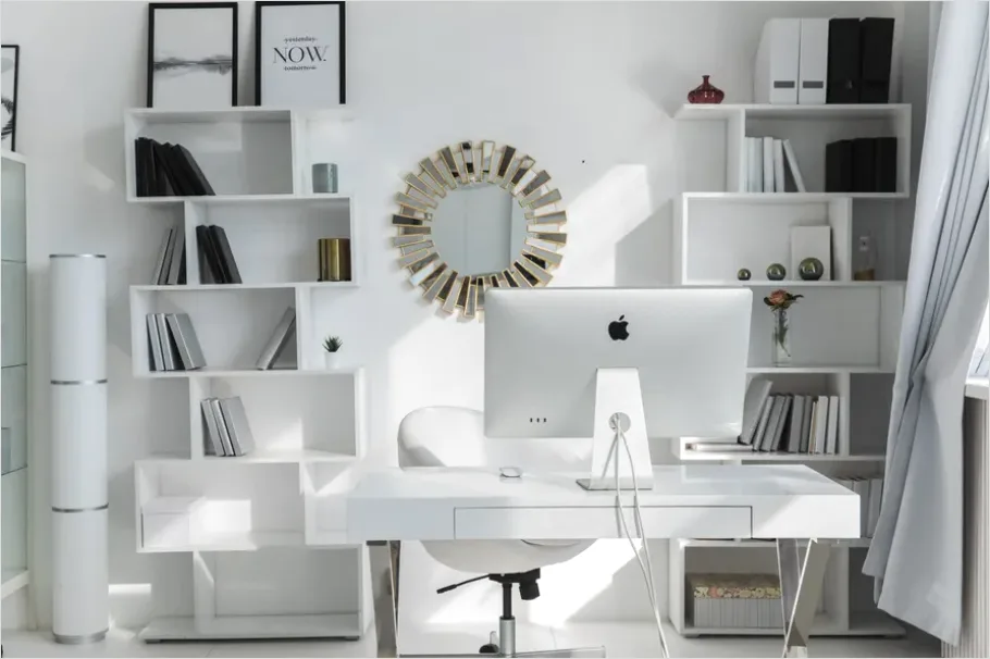 Detail Home Office Setup Modern Number 9