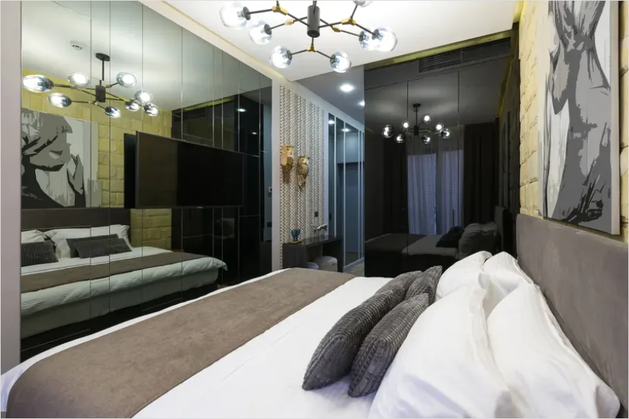 Detail Hotel Style Bedroom Design Number 6