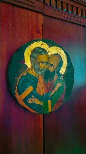 Detail Icon Painting Religious Art Close Up Number 2
