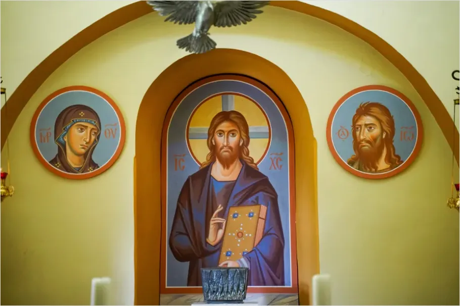 Detail Icon Painting Religious Art Close Up Number 8