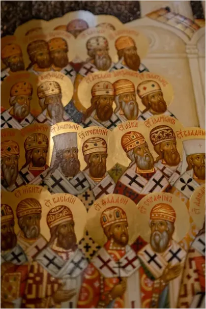 Detail Icon Painting Religious Art Close Up Number 9