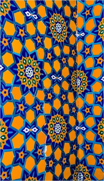 Detail Islamic Geometric Pattern Tile Detail Number 3