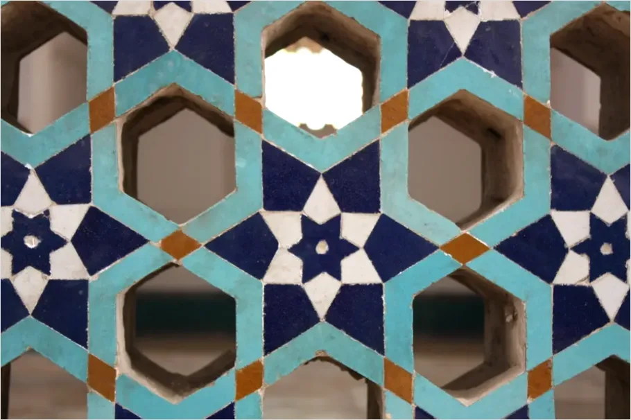 Detail Islamic Geometric Pattern Tile Detail Number 7