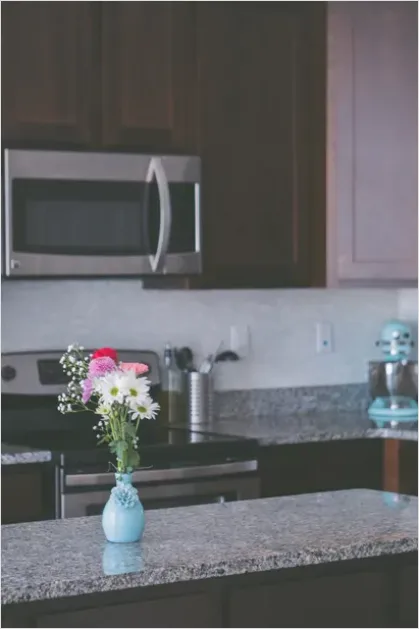 Detail Kitchen Countertop Styling Decor Number 2