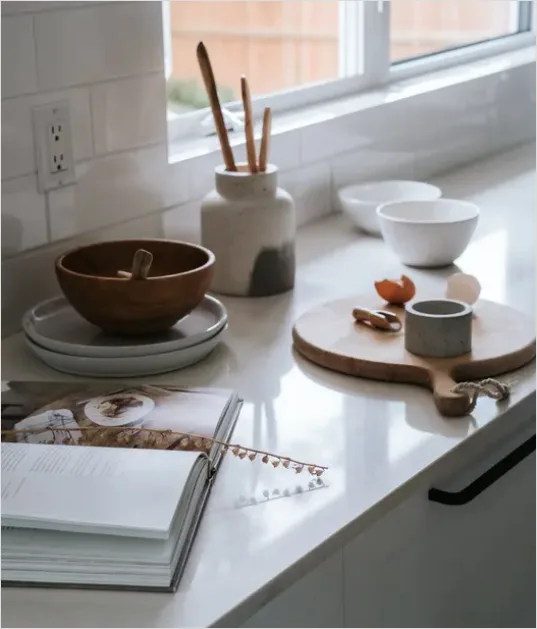 Detail Kitchen Countertop Styling Decor Number 6