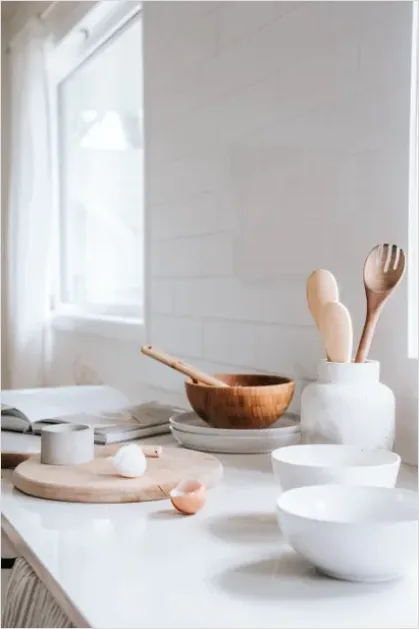 Detail Kitchen Countertop Styling Decor Number 7