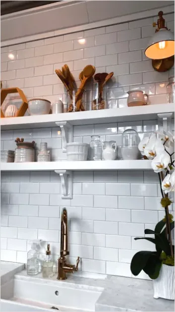 Detail Kitchen Open Shelving Styling Number 6