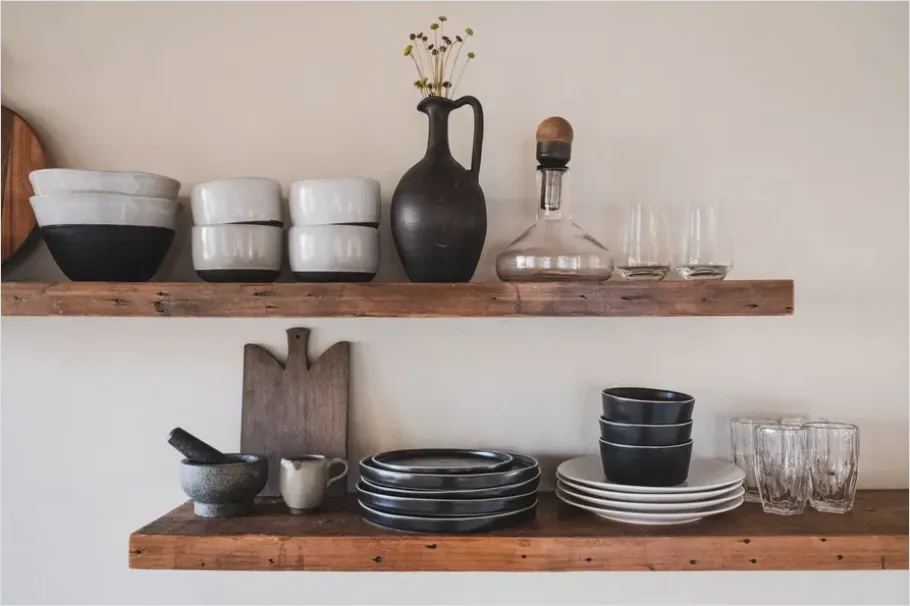Detail Kitchen Open Shelving Styling Number 8