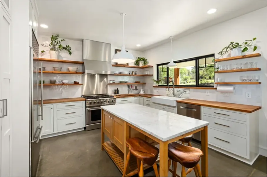 Detail Kitchen Open Shelving Styling Number 9
