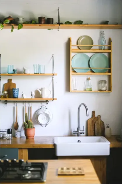 Detail Kitchen Open Shelving Styling Number 10
