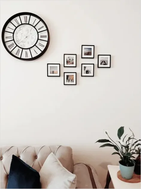 Detail Living Room Gallery Wall Frames Number 2