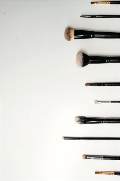 Detail Makeup Brush Set Flat Lay Number 3