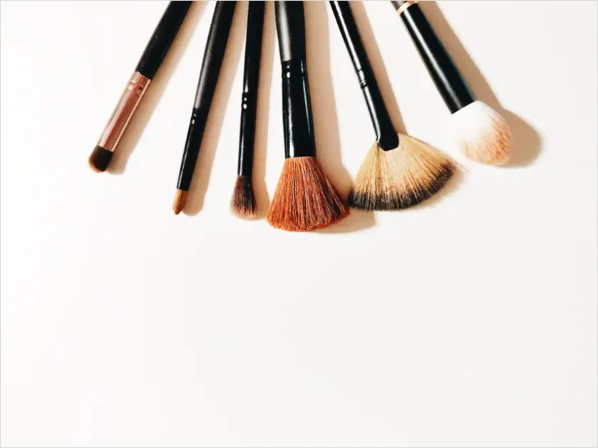 Detail Makeup Brush Set Flat Lay Number 9