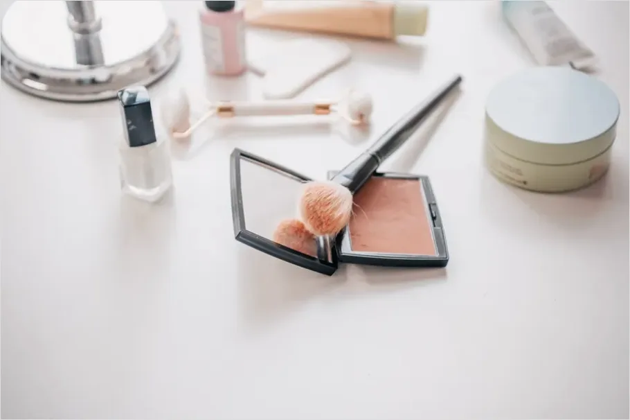 Detail Makeup Products On Vanity Photo Number 8