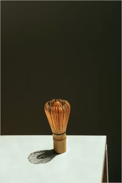 Detail Matcha Still Life Bamboo Whisk Number 2