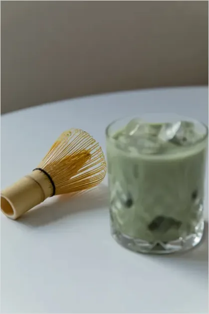 Detail Matcha Still Life Bamboo Whisk Number 3