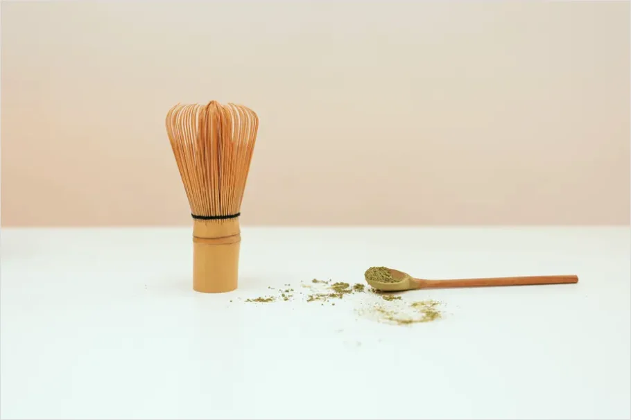 Detail Matcha Still Life Bamboo Whisk Number 5
