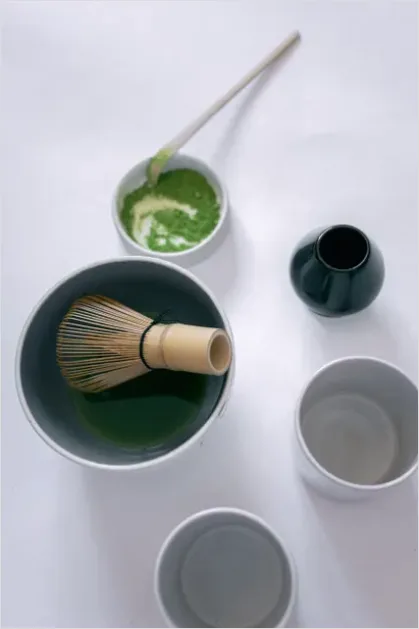 Detail Matcha Still Life Bamboo Whisk Number 6