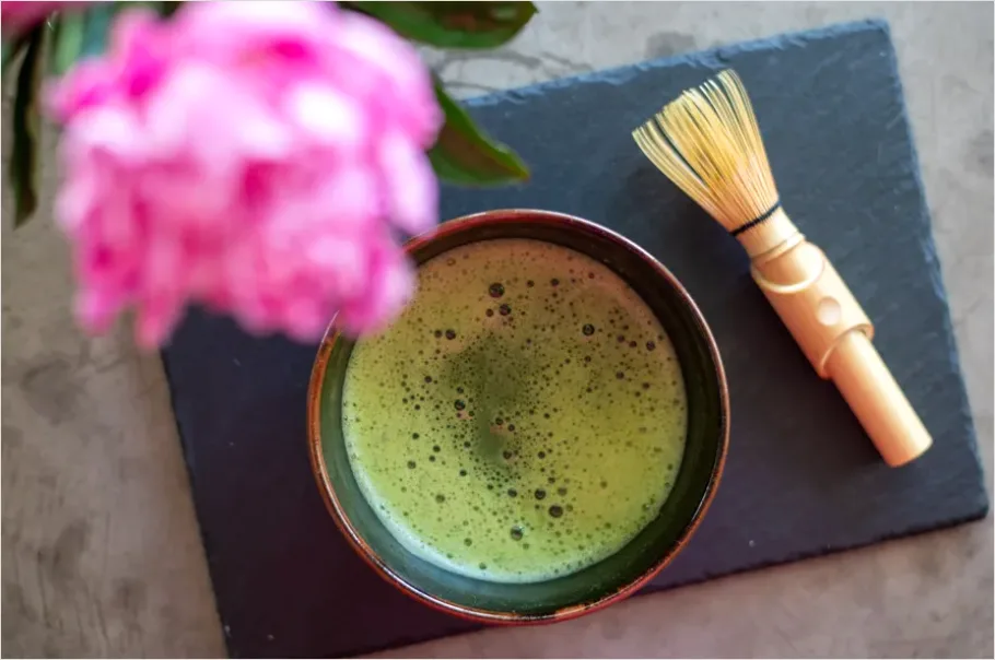 Detail Matcha Still Life Bamboo Whisk Number 10