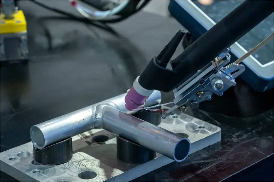 Detail Metal Pipe Welding Industrial Scene Number 7