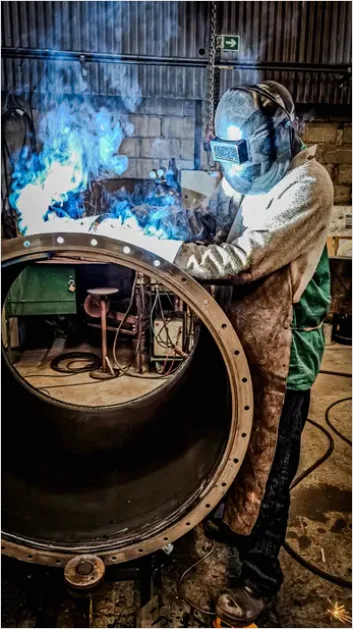 Detail Metal Pipe Welding Industrial Scene Number 8
