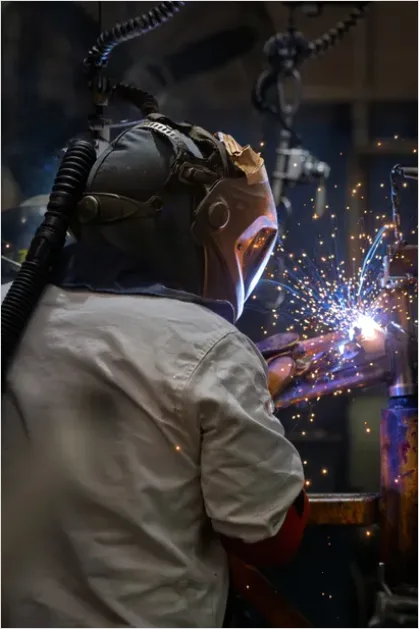 Detail Metal Pipe Welding Industrial Scene Number 9