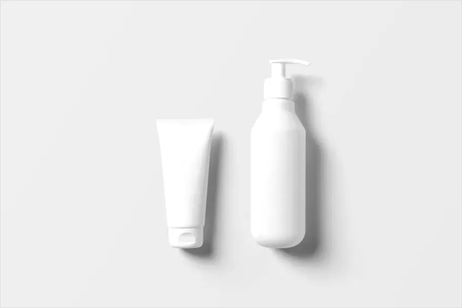Minimal Bottle Mockup On White 0c0b