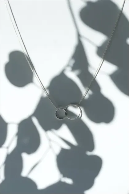 Detail Minimal Jewelry Still Life White Background Number 3