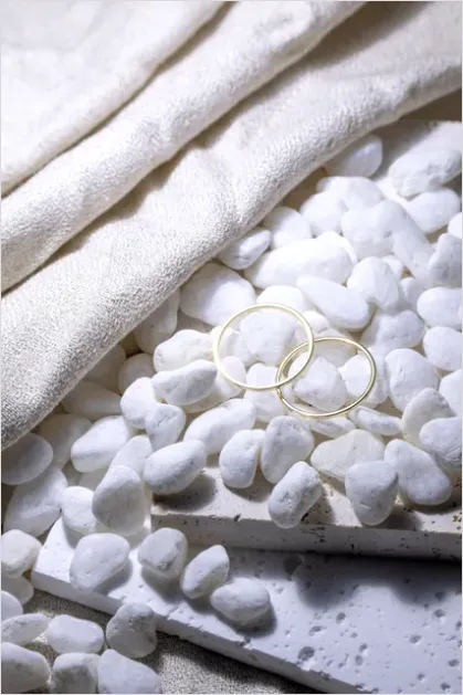 Detail Minimal Jewelry Still Life White Background Number 10