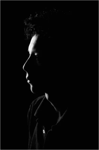 Detail Minimal Negative Space Photography Portrait Number 15